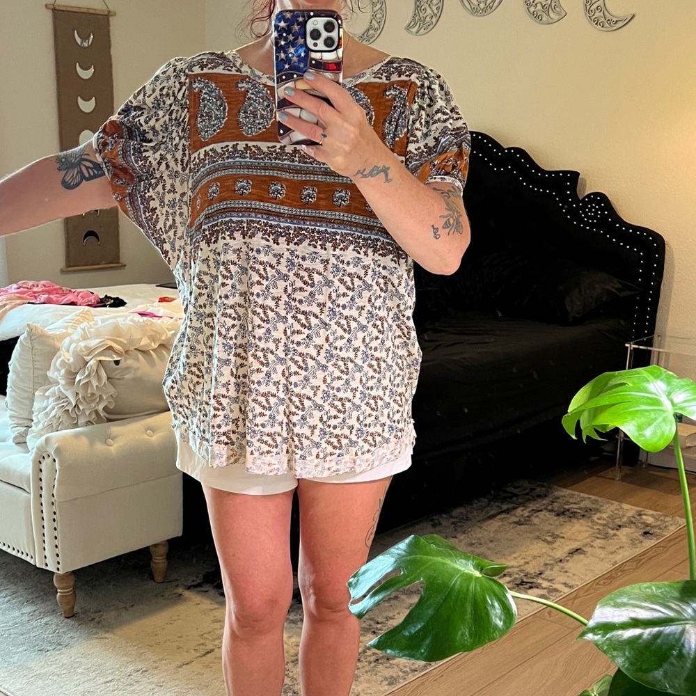 Free People blouse nwt L